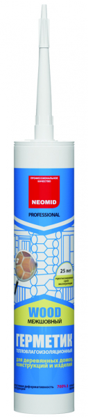 Герметик для дерева Neomid Wood Professional 0,3мл картридж Медовый