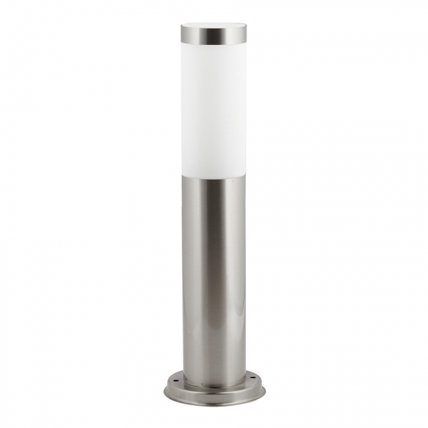 Светильник уличный напольный FERON (11809) E27 18 Вт 220 В серебро цилиндрический IP44 75х75х450 мм
